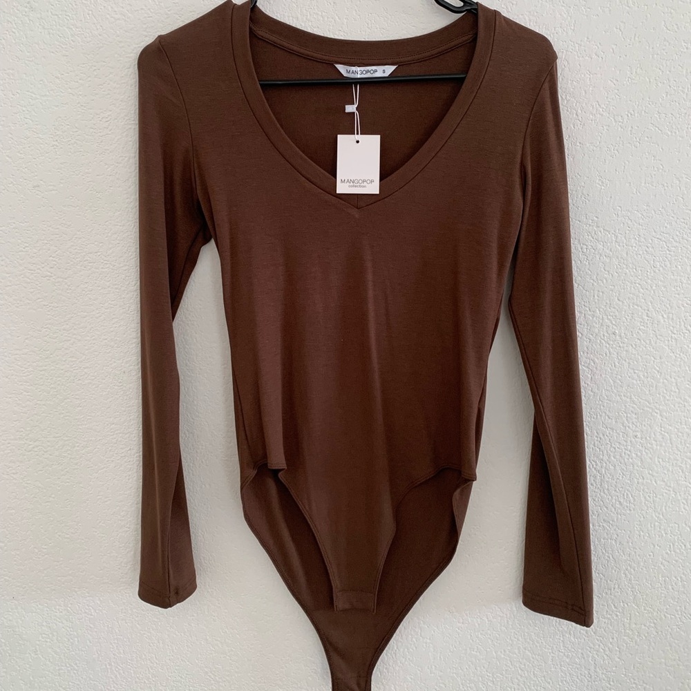 Chocolate Brown Womens bodysuit